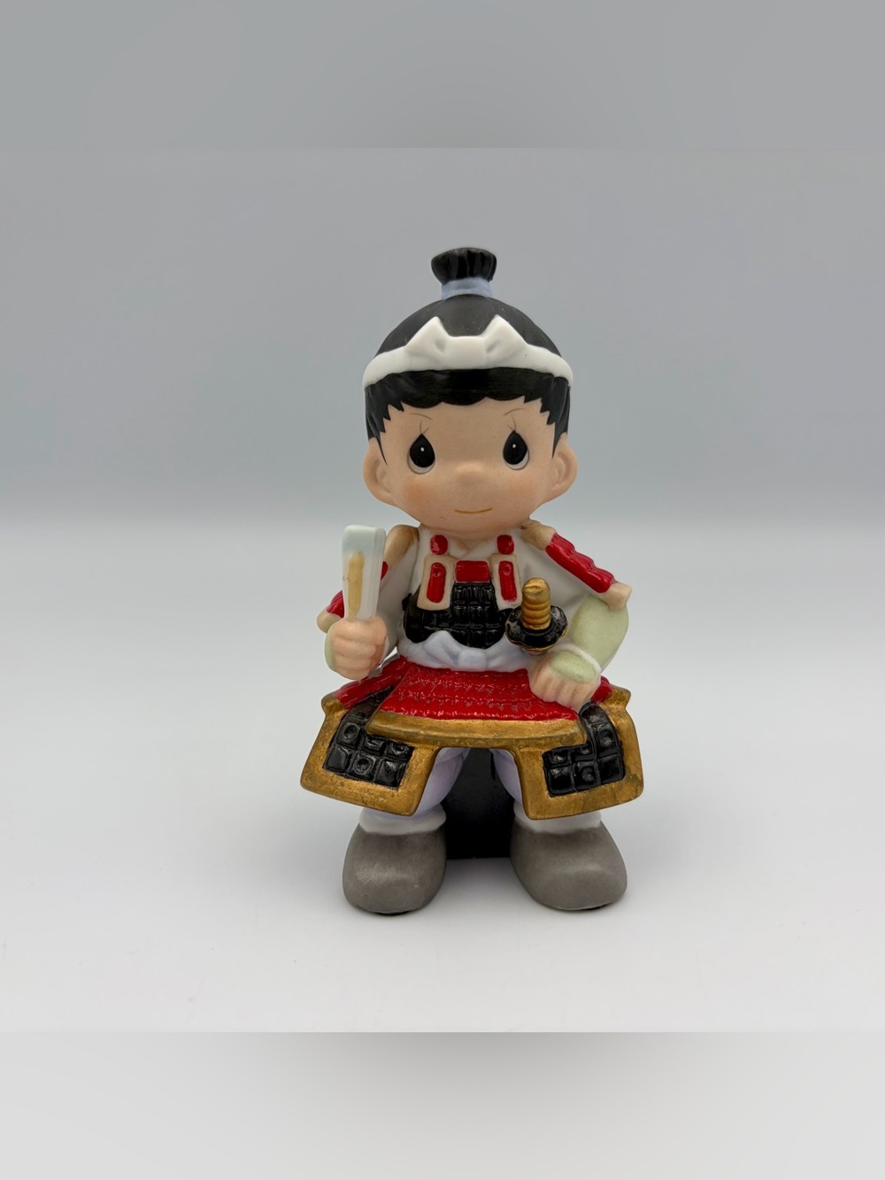 Precious Moments “Make Me Strong” Boy Figure Only — No Box Indonesia Rare Nice!